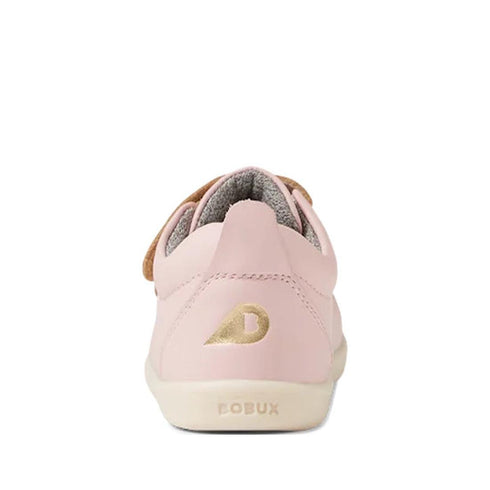 Bobux Iwalk Grass Court Ballet Pink Leather Trainer 640518